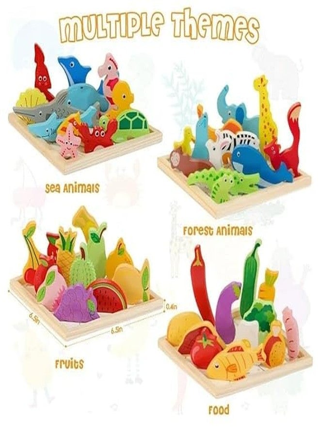 Nuwishtek Wooden Puzzles Toddler Toys Gifts for 3 Year and Above Old Boys Girls, Animal Jigsaw Puzzles Montessori Toys, Learning Educational Christmas (Animals Jigsaw Puzzle) - Image 4